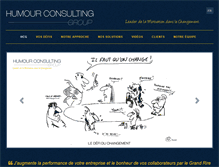 Tablet Screenshot of humour-consulting.fr